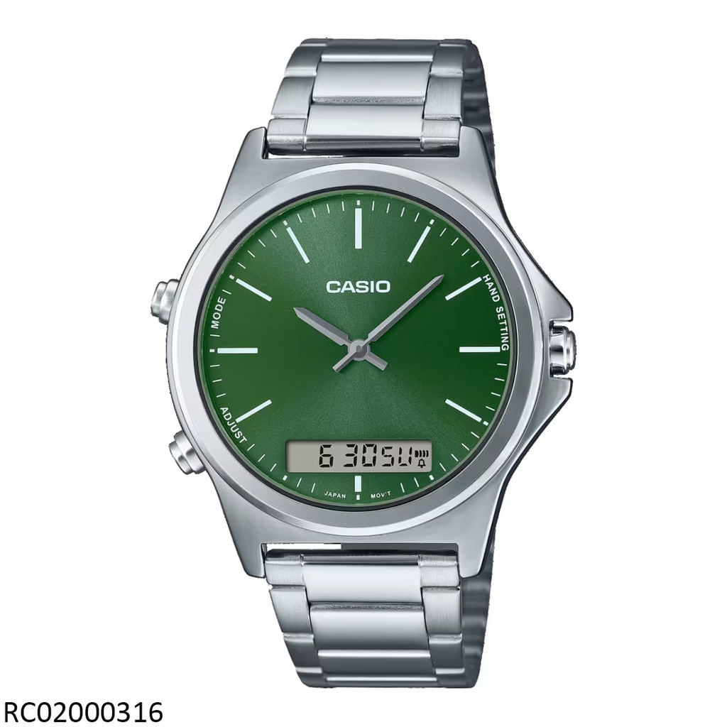 RELOJ CASIO ANALOGO CAB MTP-VC01D-3EUDF METAL PLAT