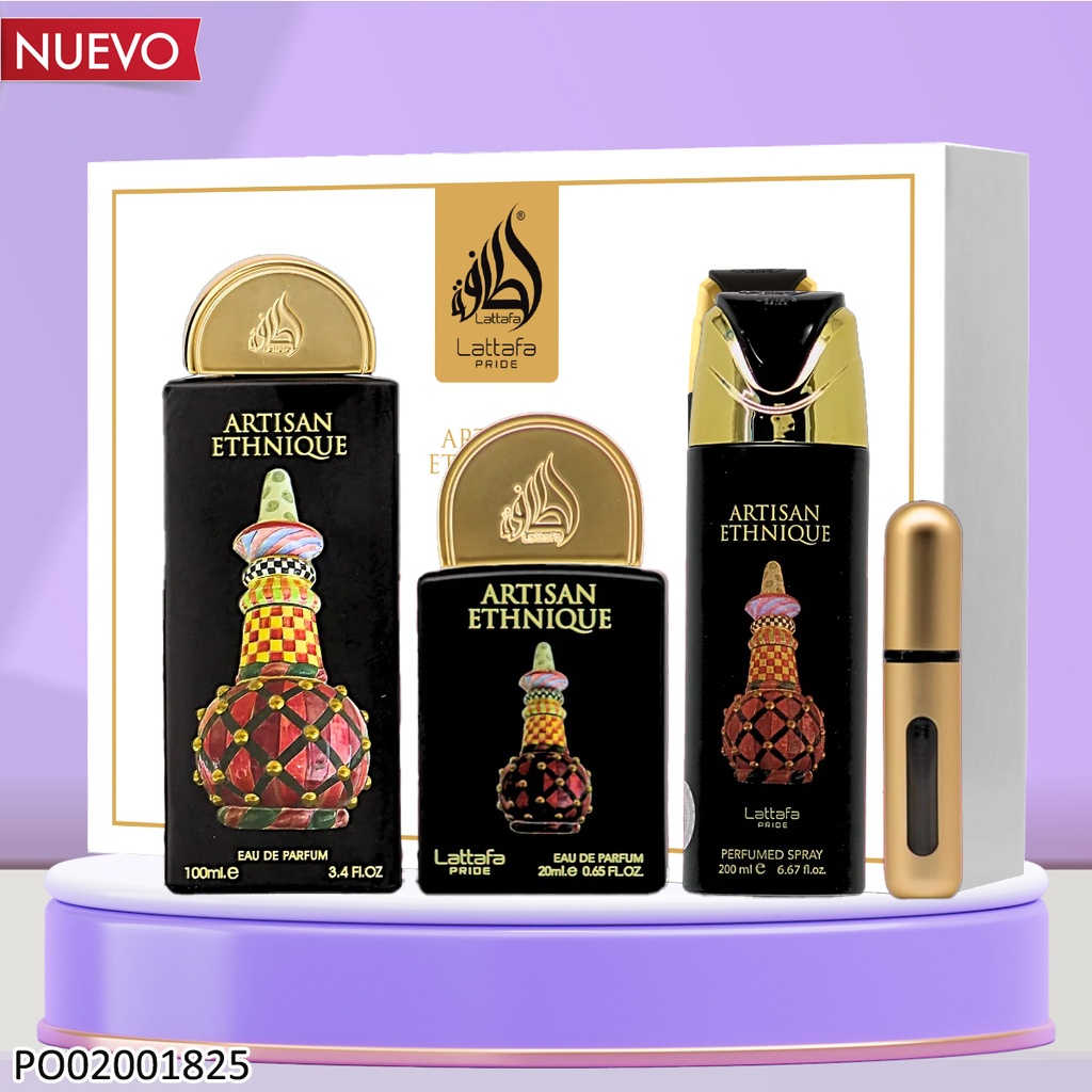 PERFUME LATTAFA PRIDE ARTISAN ETHNIQUE 100/20/200 ML