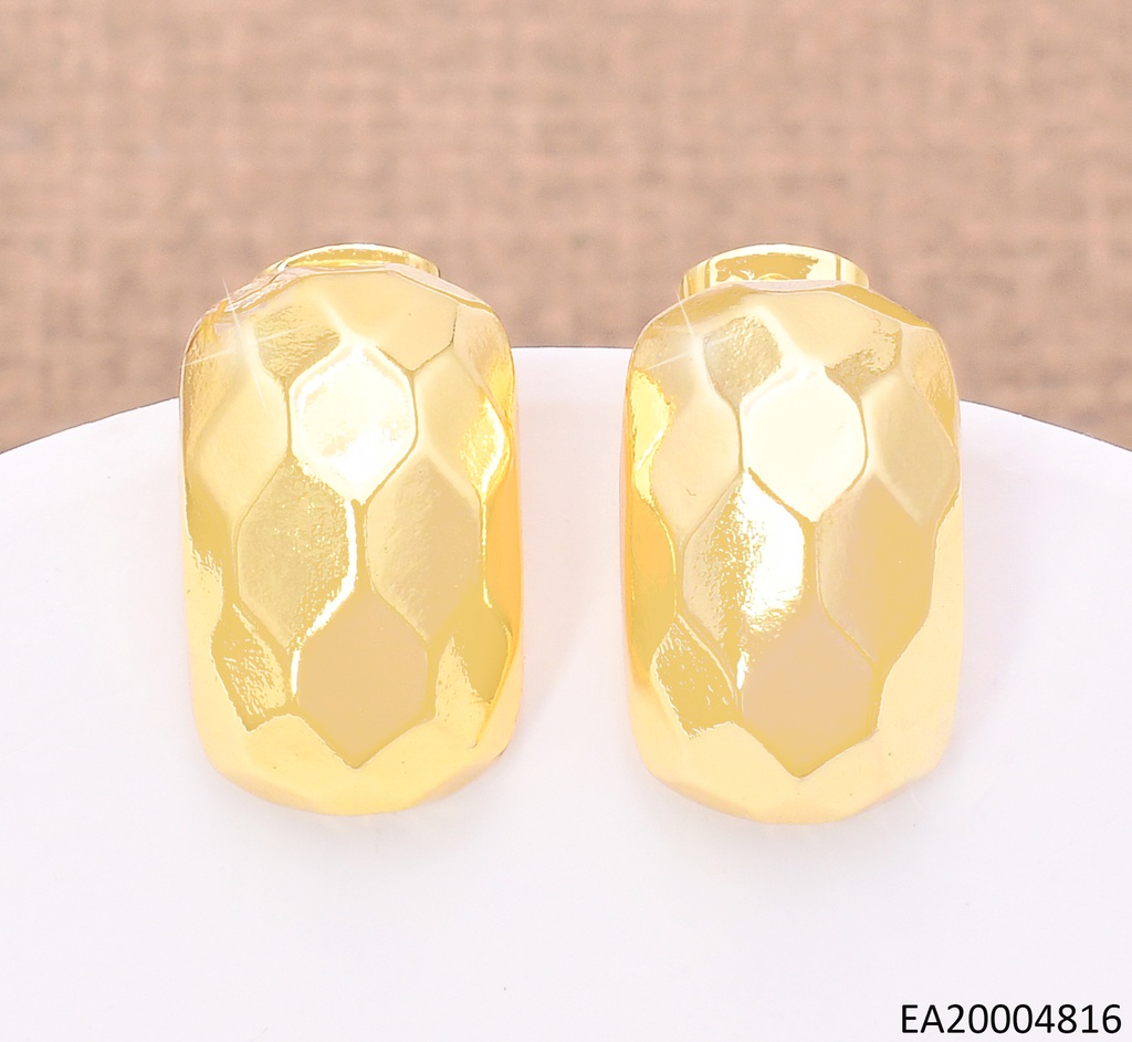 ARETE DORADO CURVO FACETADO EE4067-9