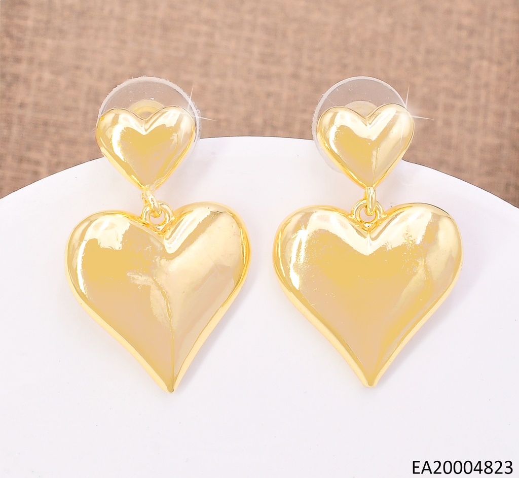 ARETES DOR DOBLE CORAZON INF. EE4069-9