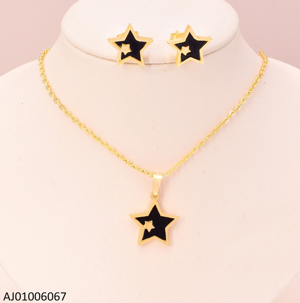 SET DORADO ESTRELLA NEGRA 0043-312