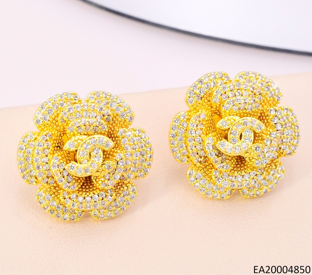 ARETES DOR ROSA ZIRC. CHANEL EE5037-268