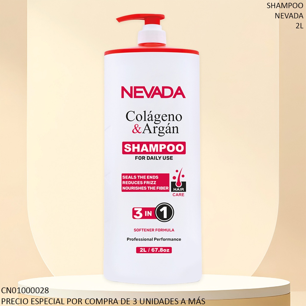 SHAMPOO NEVADA COLLAGEN & ARGAN 2 LITROS NV02969