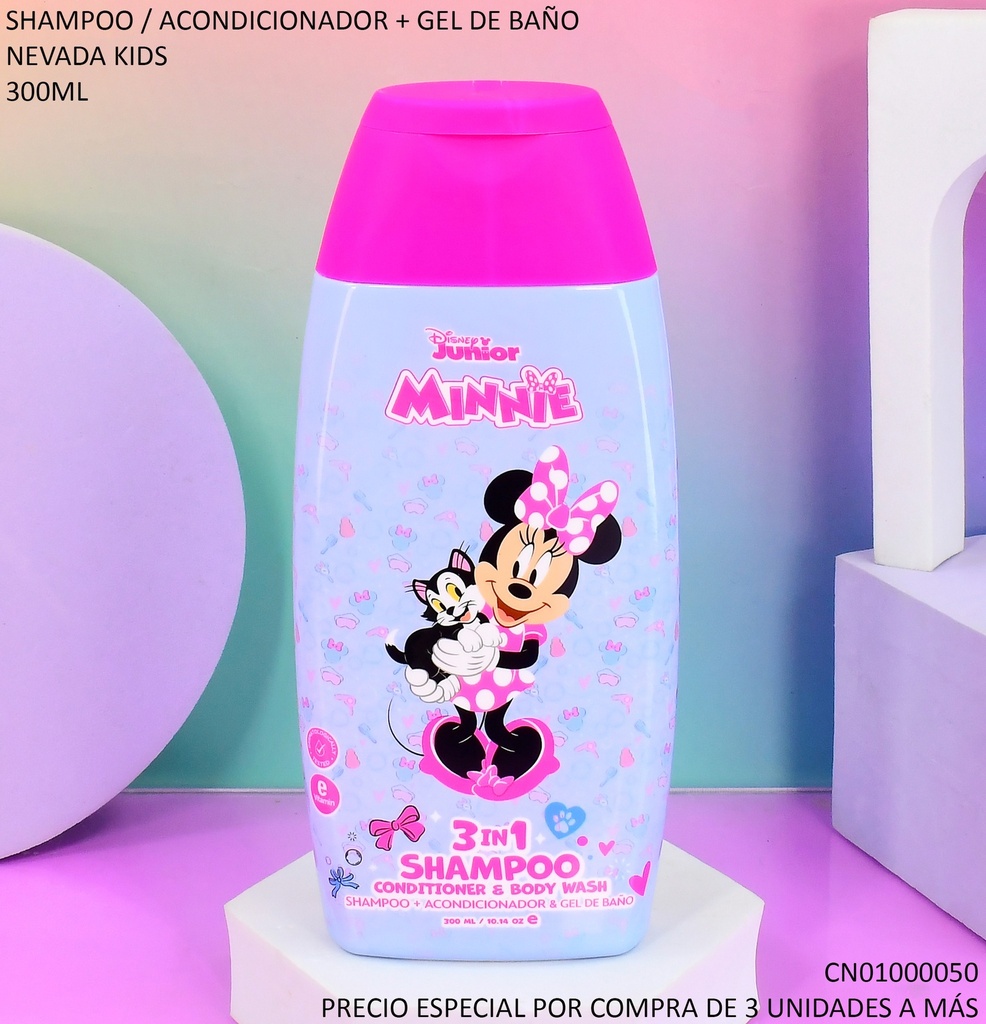 SHAMPOO INFANTIL DISNEY JUNIOR 300ML MINNIE DS92002
