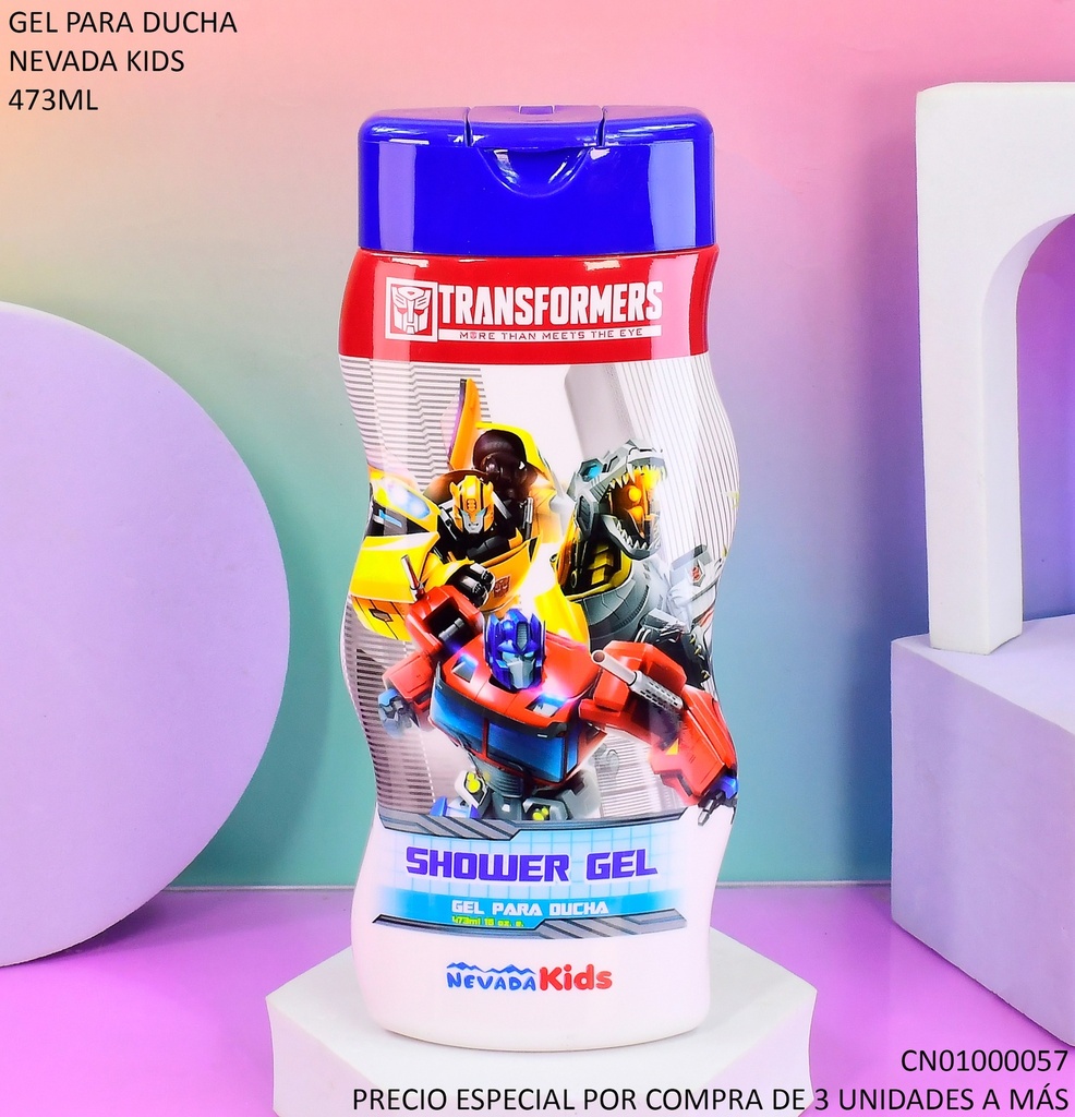 GEL DE BAÑO HASBRO 473ML TRANSFORMERS