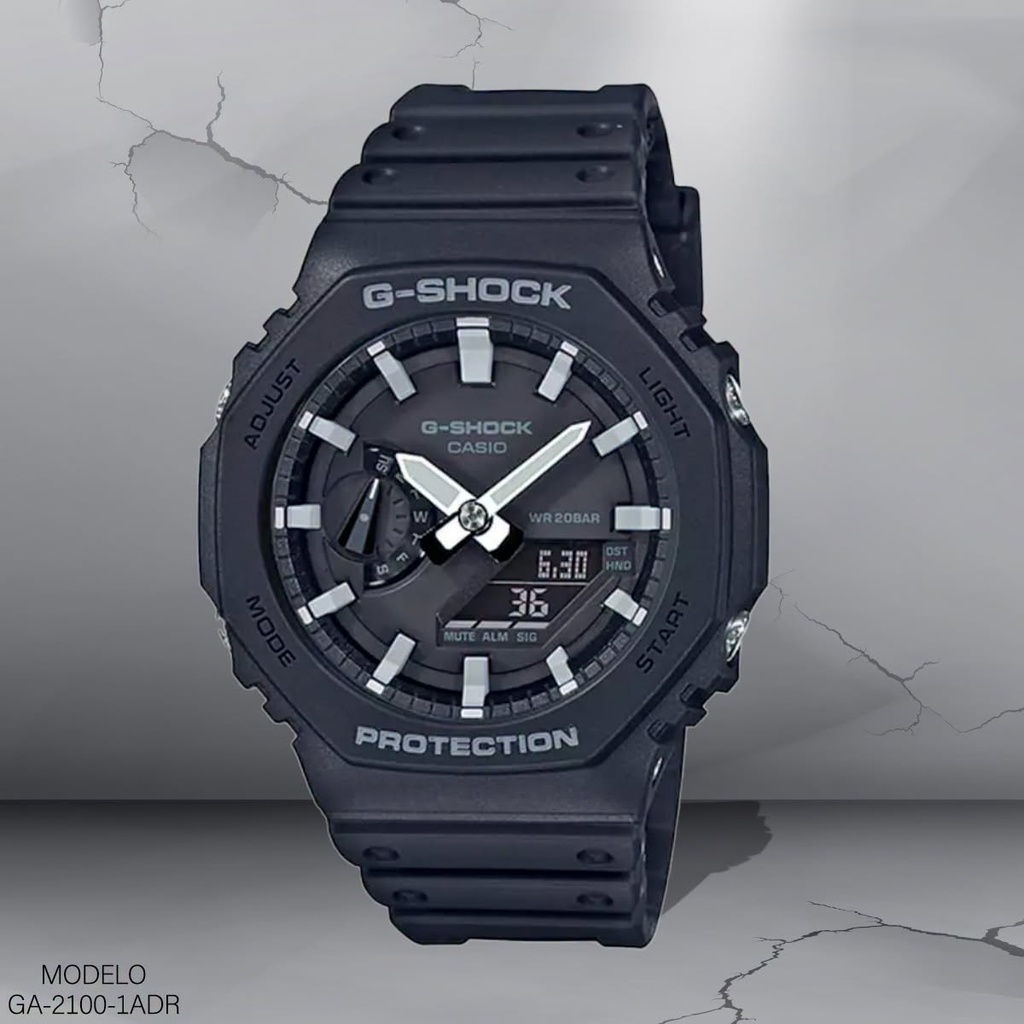 RELOJ CASIO G-SHOCK ANA/DIG CAB GA-2100-1ADR RESINA NEGRO