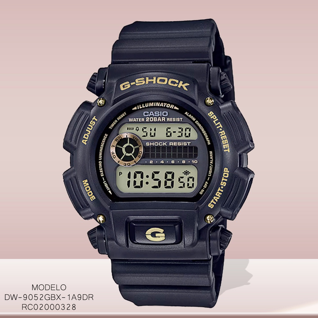 RELOJ CASIO G-SHOCK DIGITAL CAB DW-9052GBX-1A9DR SILICON NEGRO SILICON