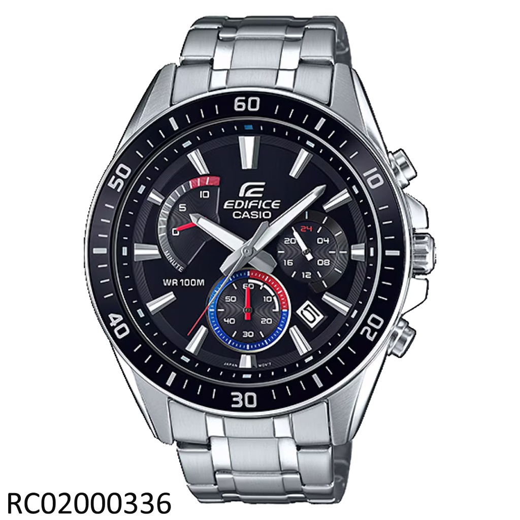 RELOJ CASIO EDIFICE ANALOGO CAB EFR-552D-1A3VUDF METAL PLAT.