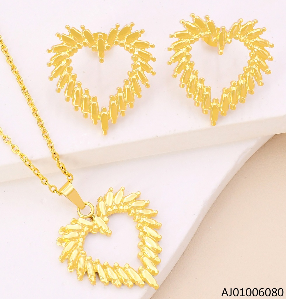 SET CROQUI CORAZON ESPINADO 10613-312