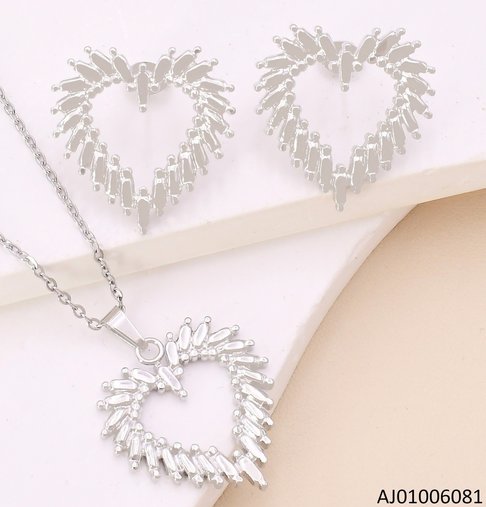 SET PLAT.CROQUI CORAZON ESPINADO 17368-312