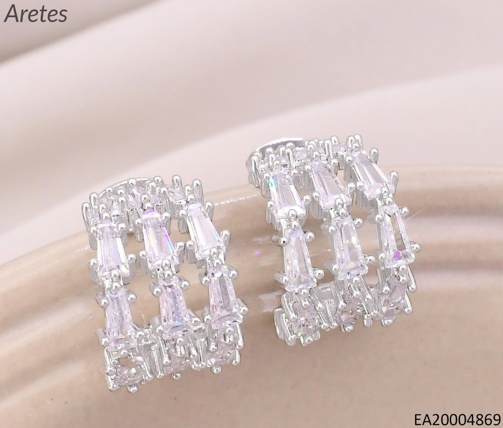 ARETES PLAT "C" ZIRC. RECTANGULARES EE5002-268