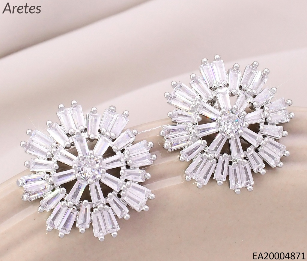 ARETES DOR CIRCULO  ZIRC. RECTANGULARES EE5040-265