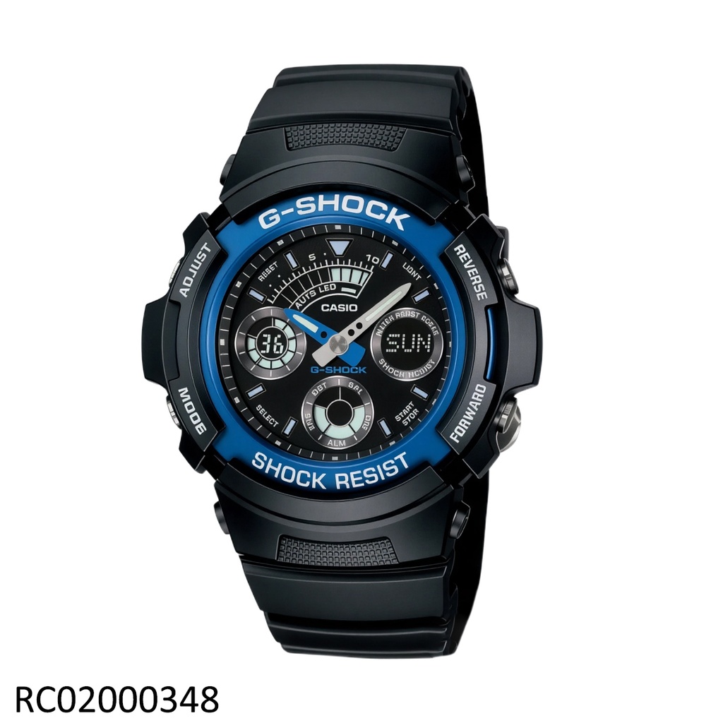 RELOJ CASIO G-SHOCK ANA/DIG CAB AW-591-2ADR SILICON NEGRO