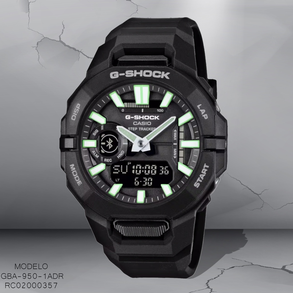 RELOJ CASIO G-SHOCK ANA/DIG CAB GBA-950-1ADR SILICON NEGRO