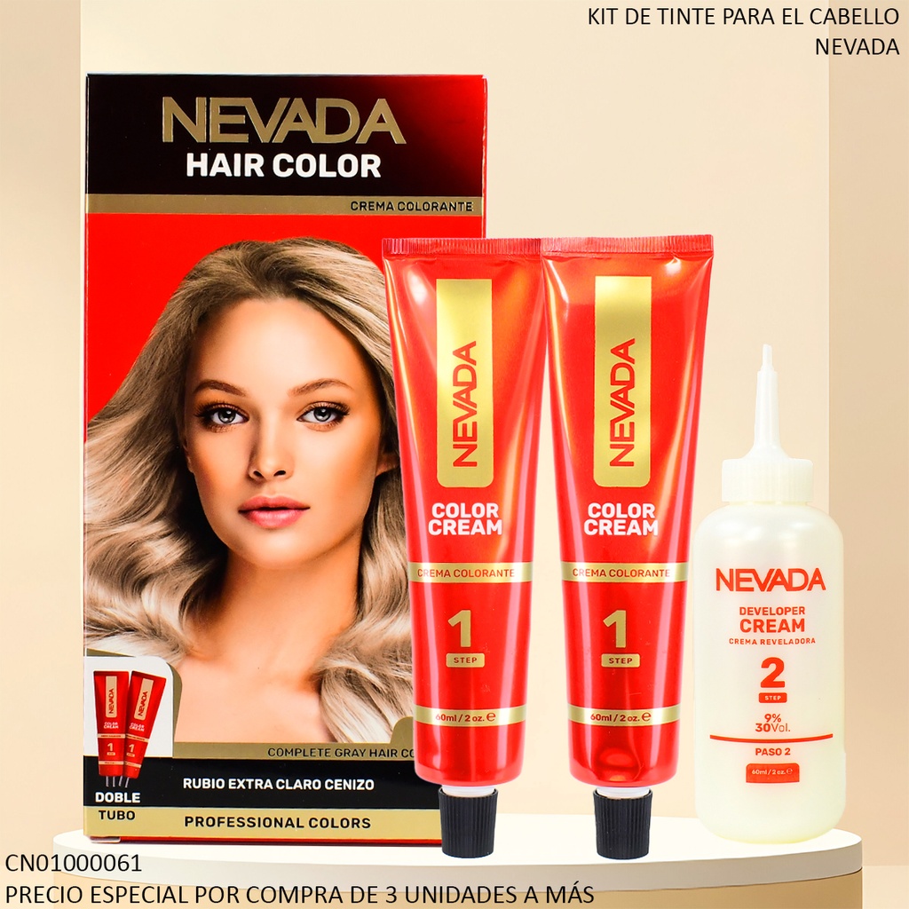 TINTE NEVADA RUBIO EXTRA CLARO CENIZO NV04527