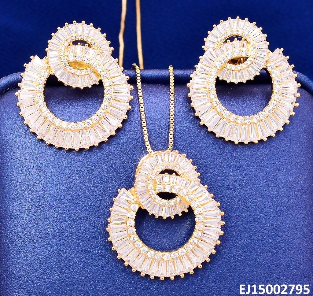 SET DOR CROQUI CIRCULO ENTRELAZADOS ZIRC. RECT. SE1232-6