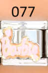 CHARM ITALIANO SILVER ACERO INOX. 9*10MM BARBIE