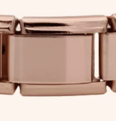 CHARM ITALIANO ROSE GOLD ACERO INOX. 9*10MM