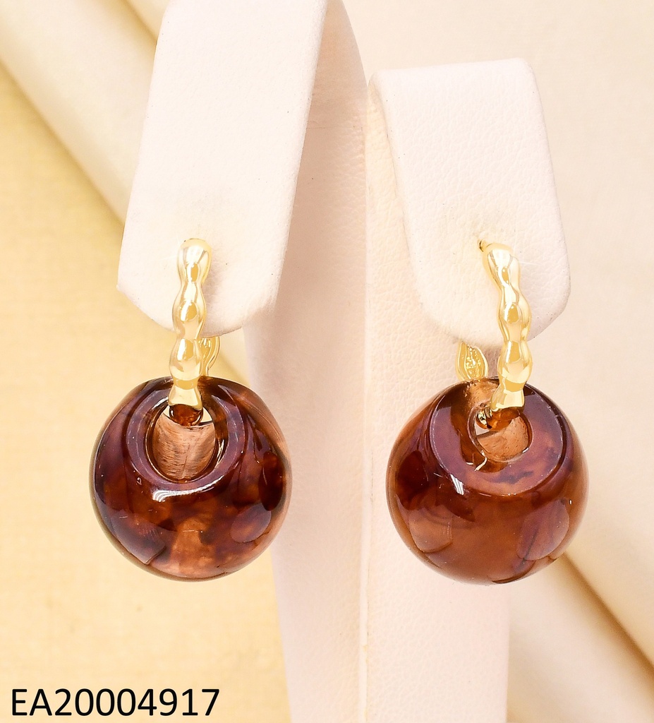 ARETES HUGGIES SECCIONADO /PELOT. CAFE EE5135-420