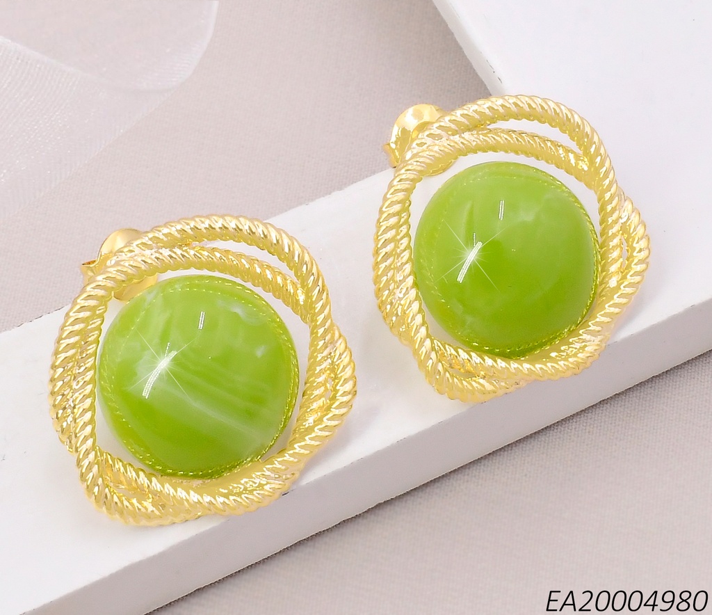 ARETES PIEDRA VERDE RD.2 LINEAS EE5152-355