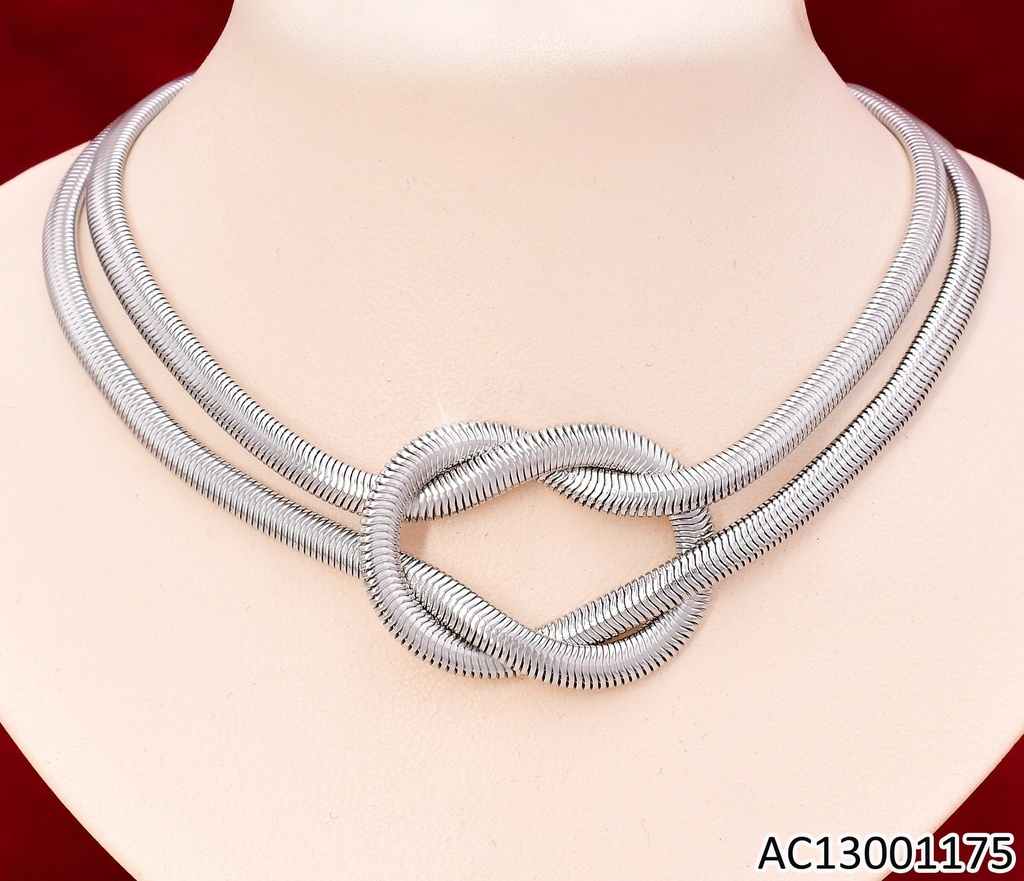 CADENA SERPIENTE PLAT NUDO CA499-45