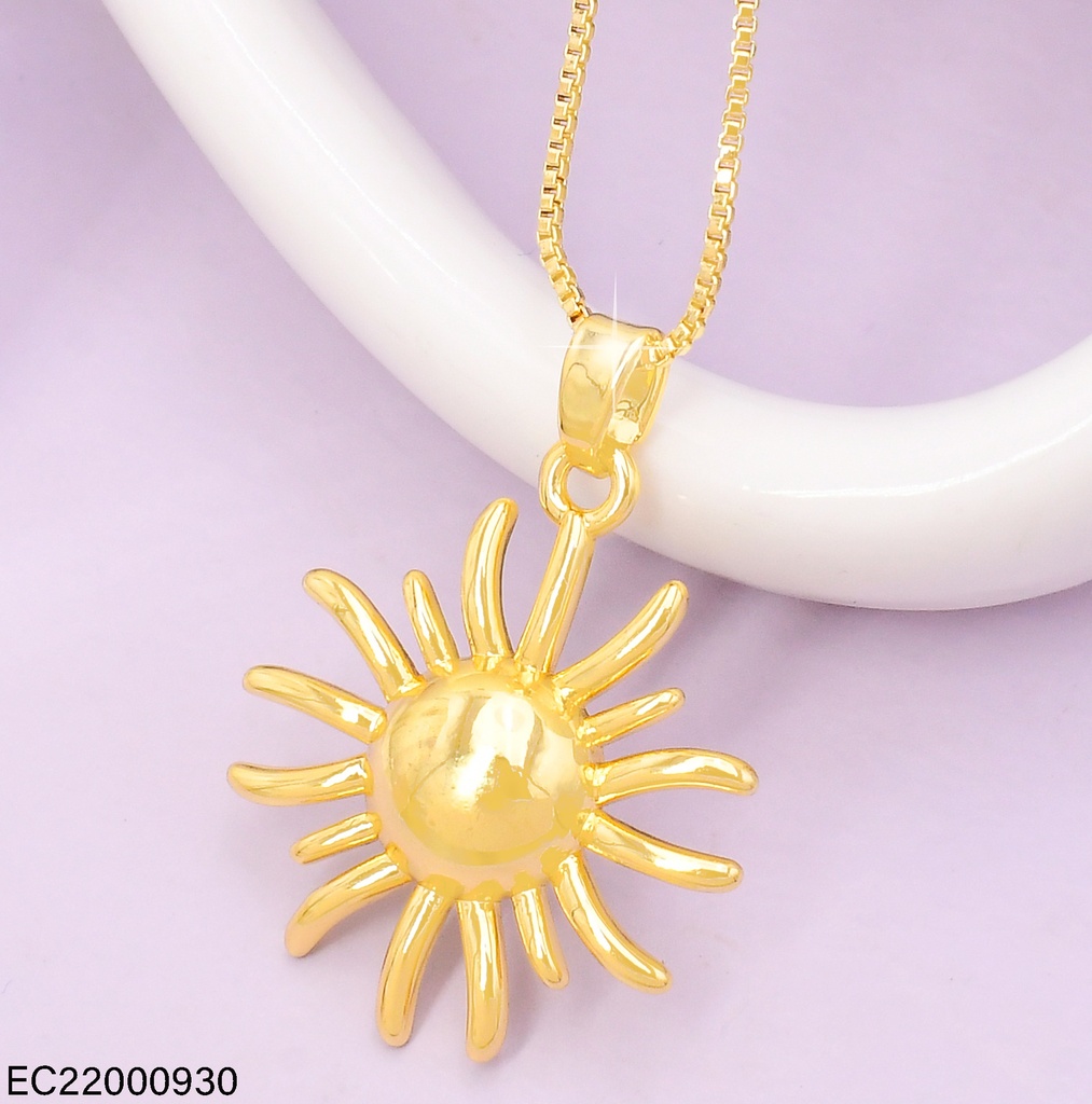 CADENA VENECIANA DOR DIJE SOL CE459-314