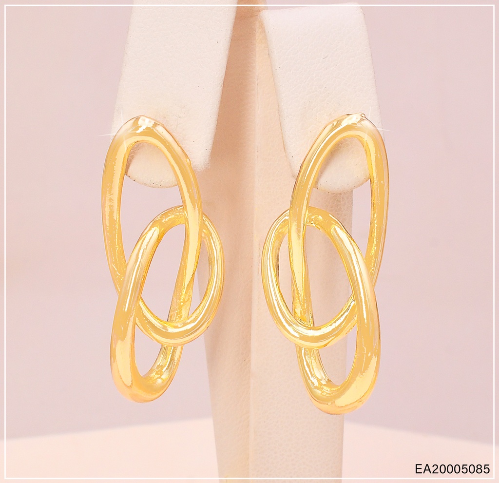 ARETES DOR OVALOS ENTRELAZADOS (3) EE4248-301