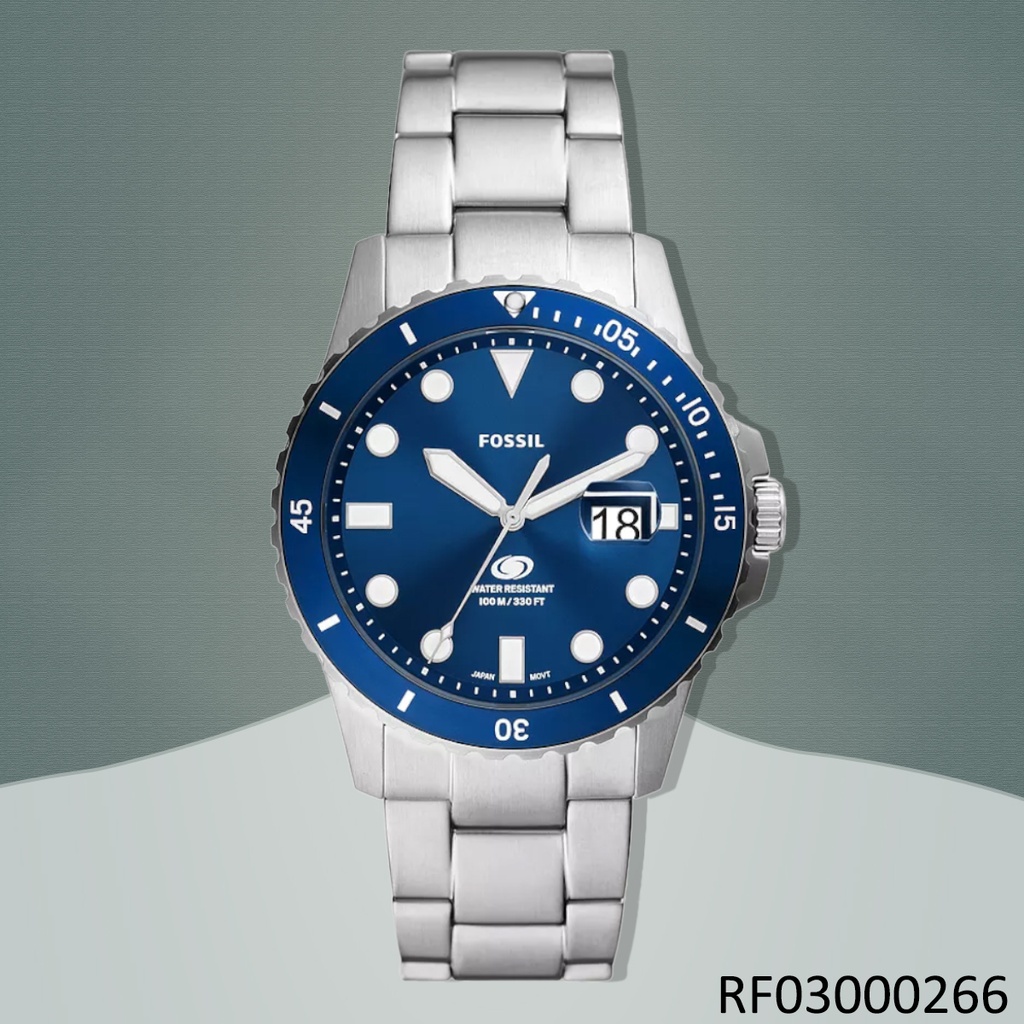 RELOJ FOSSIL ANALOGO BLUE FS6029 METAL PLAT