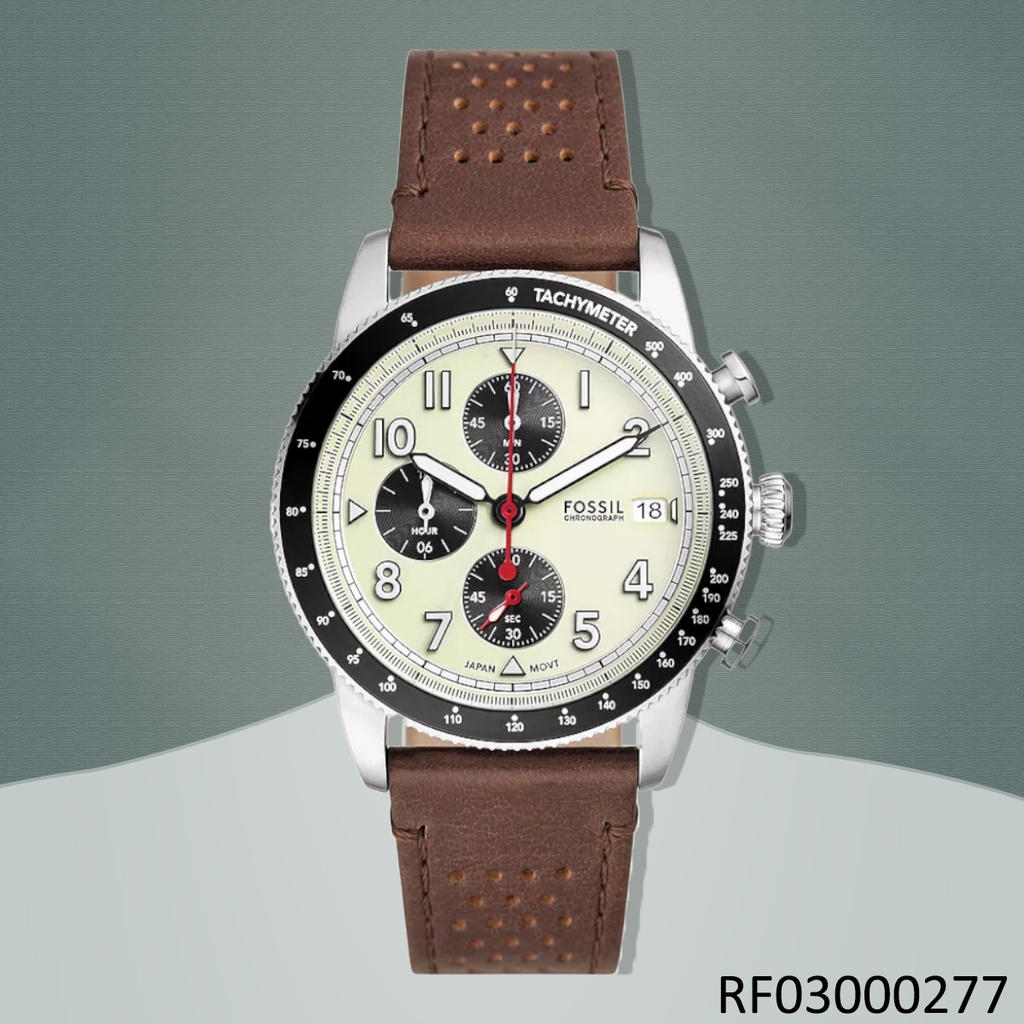 RELOJ FOSSIL ANALOGO SPORT TOURER FS6042 CUERO