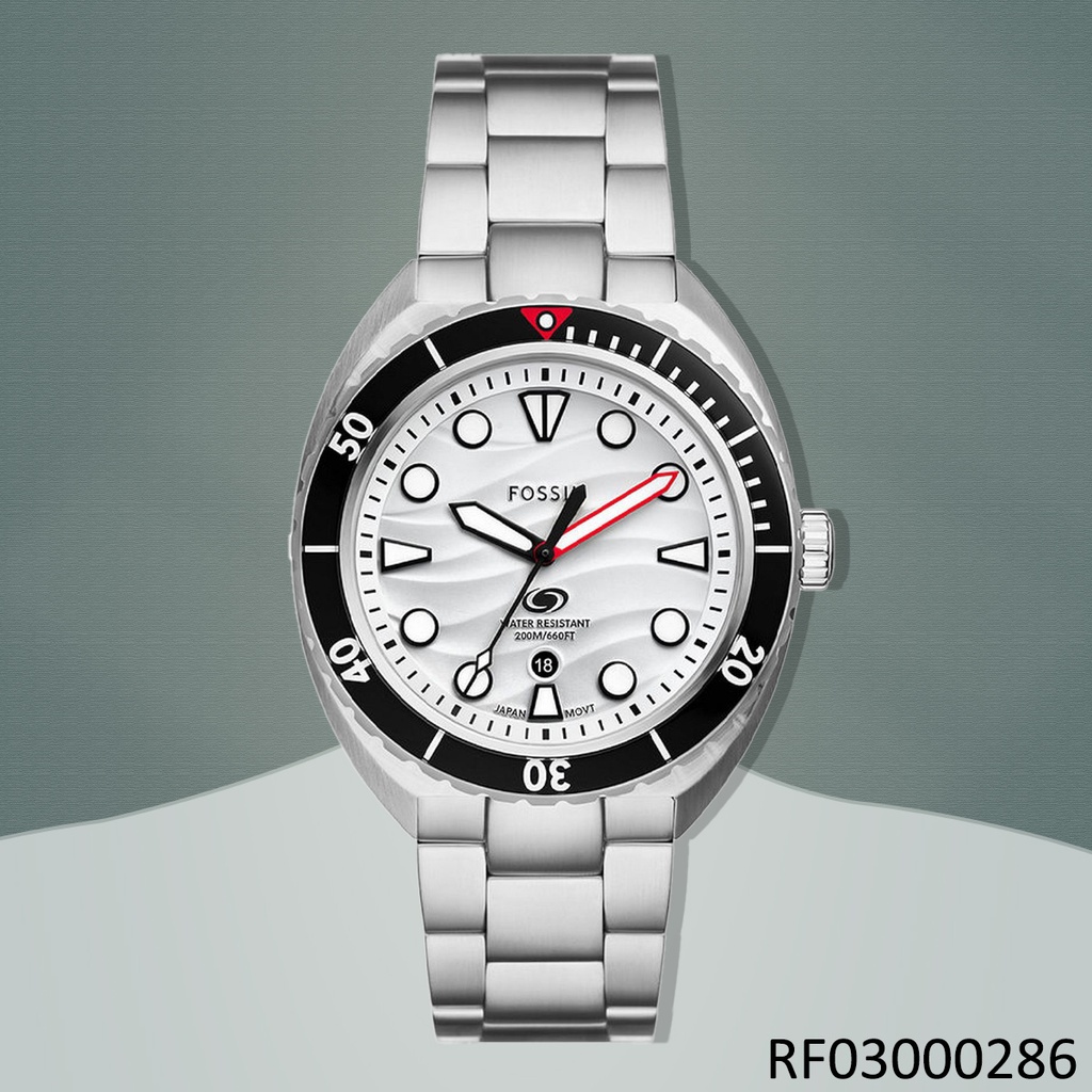 RELOJ FOSSIL ANALOGO BREAKER FS6063 METAL PLAT.