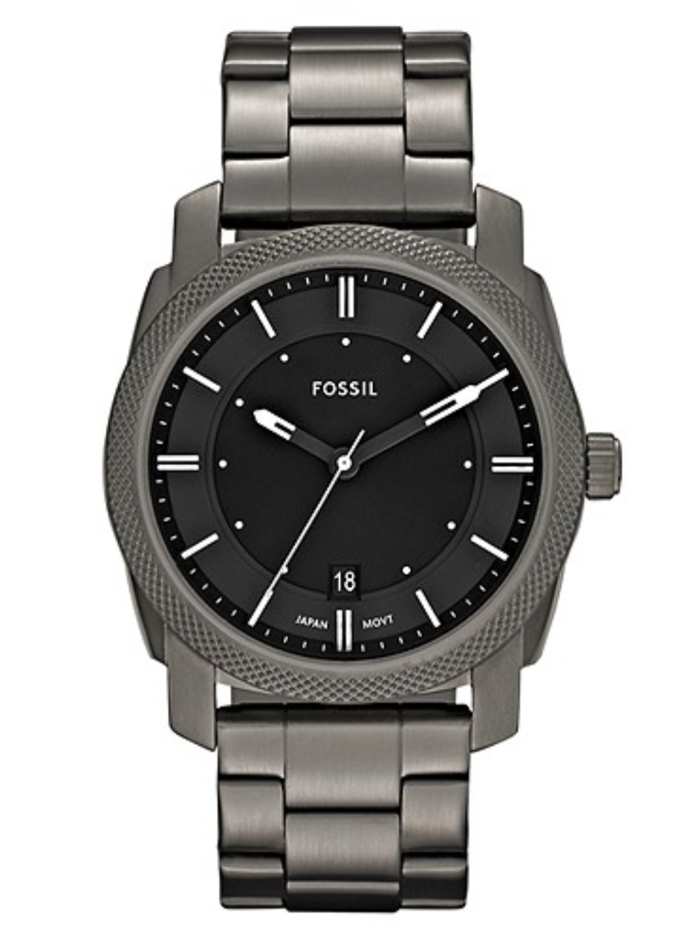 RELOJ FOSSIL ANALOGO MACHINE FS4774 METAL PLAT.