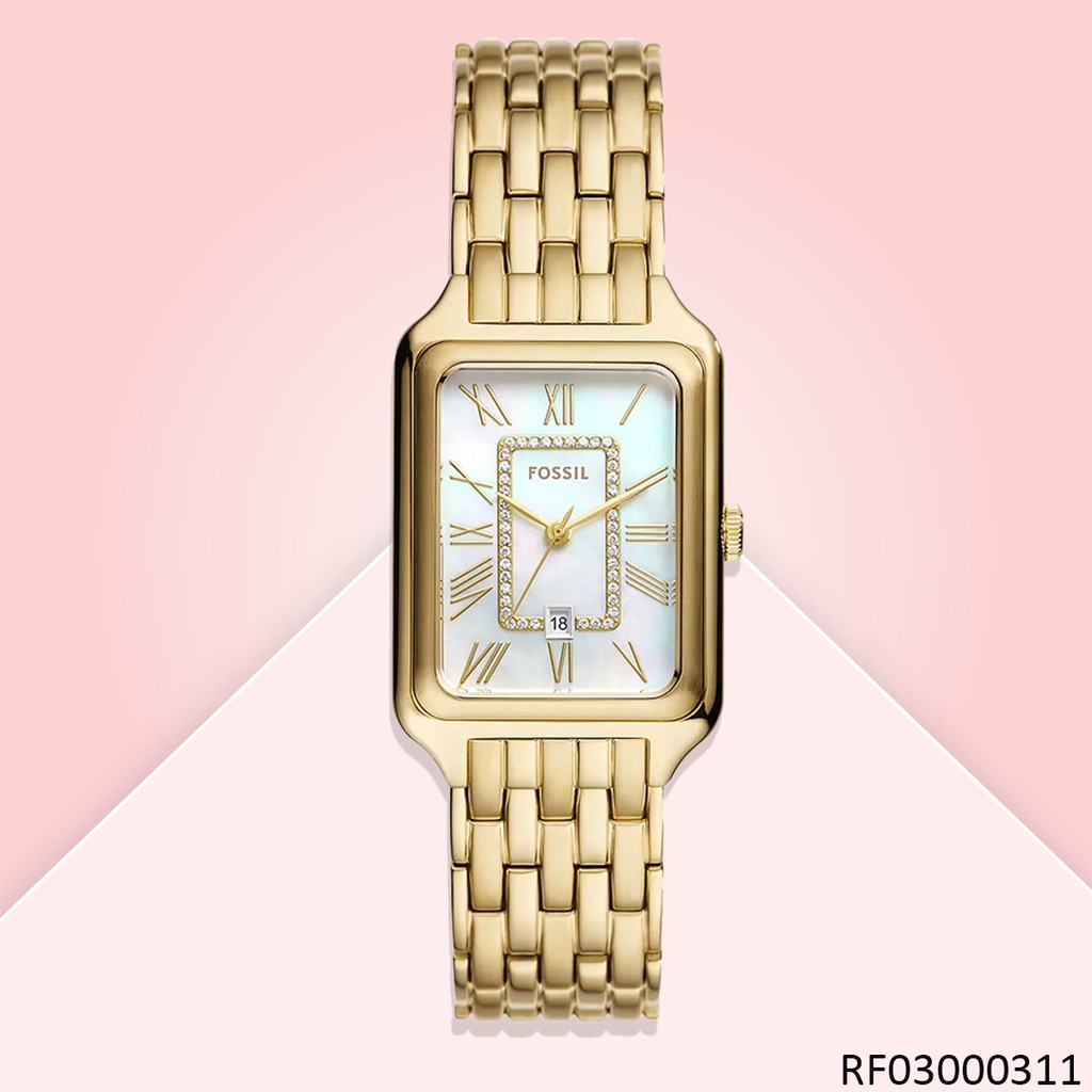 RELOJ FOSSIL ANALOGO RAQUEL ES5304 METAL DOR.