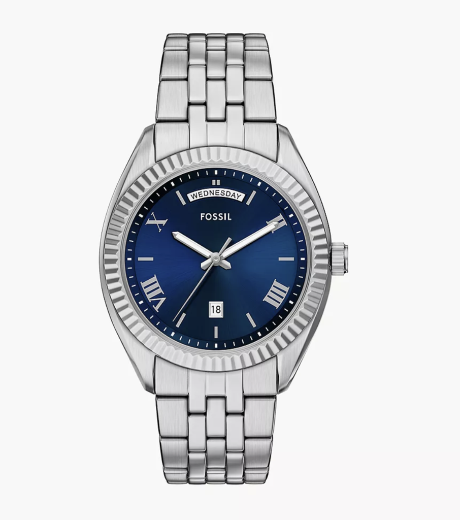RELOJ FOSSIL ANALOGO CAMPBELL FS6140 METAL PLAT.