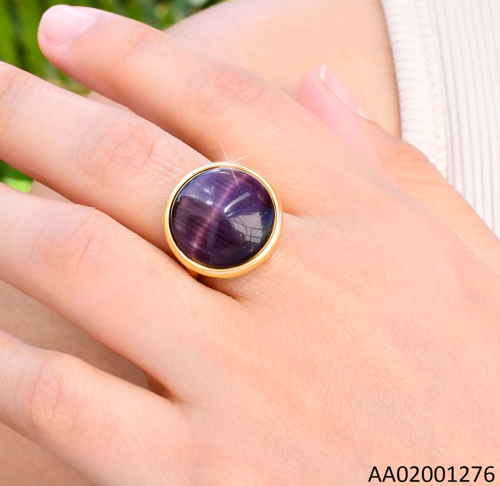 ANILLO DOR PIEDRA MORADA RD RA597-305