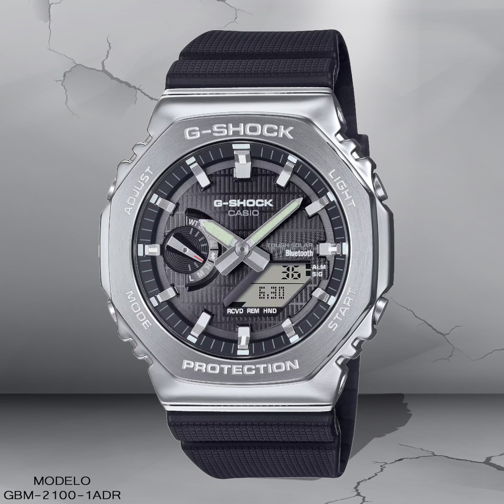 RELOJ CASIO G-SHOCK ANA/DIG CAB GBM-2100-1ADR SILICON NEGRO