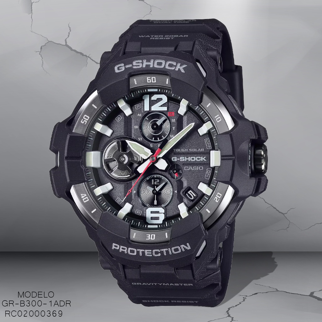 RELOJ CASIO G-SHOCK ANA/DIG CAB GR-B300-1ADR SILICON NEGRO