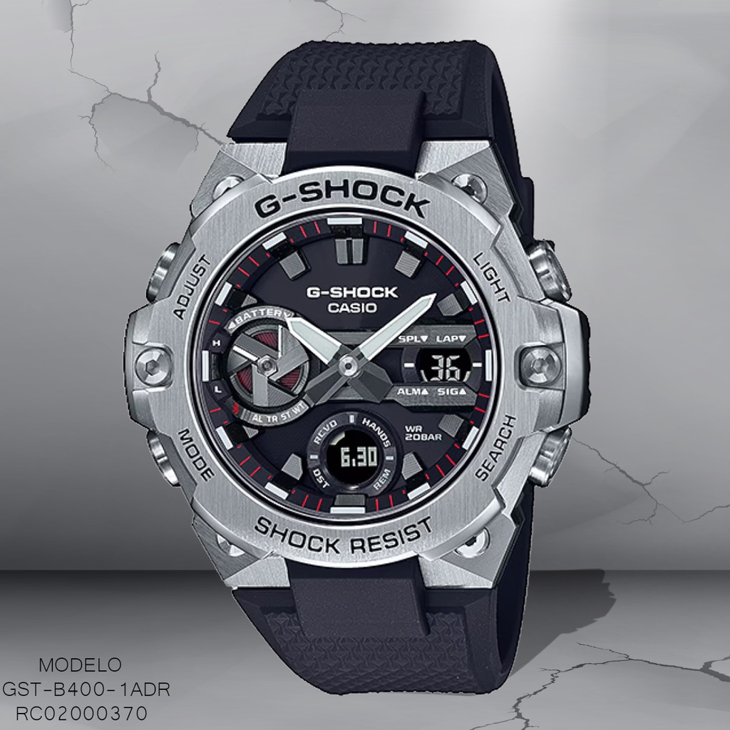 RELOJ CASIO G-SHOCK ANA/DIG CAB GST-B400-1ADR SILICON NEGRO