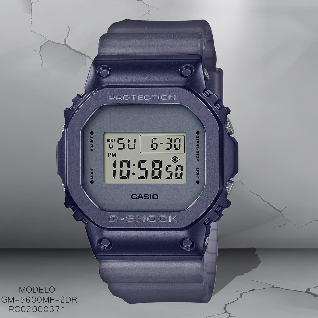 RELOJ CASIO G-SHOCK DIGITAL GM-5600MF-2DR SILICON NEGRO