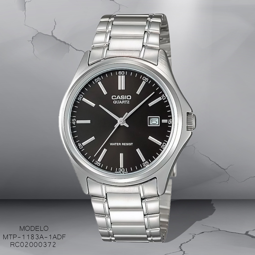 RELOJ CASIO ANALOGO MTP-1183A-1ADF METAL PLAT.