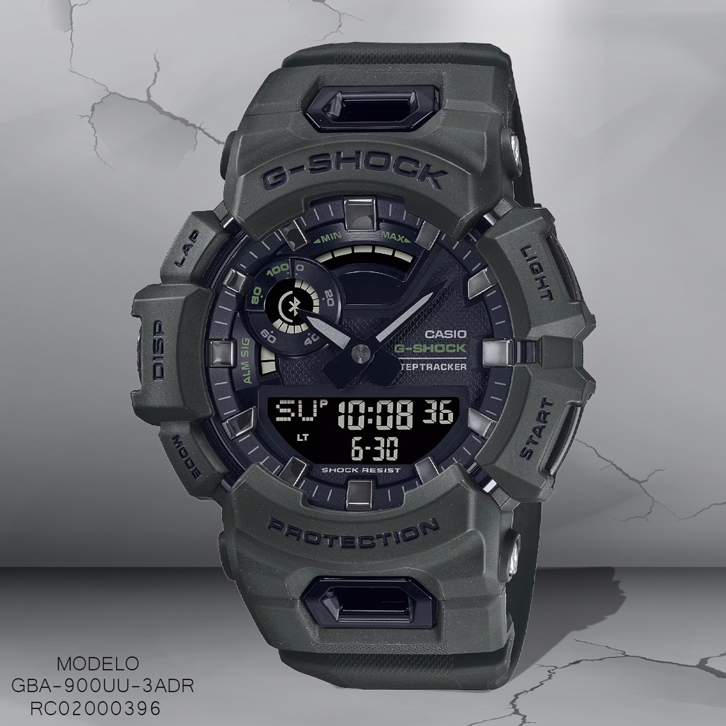 RELOJ CASIO G-SHOCK ANA/DIG GBA-900UU-3ADR SILICON NEGRO