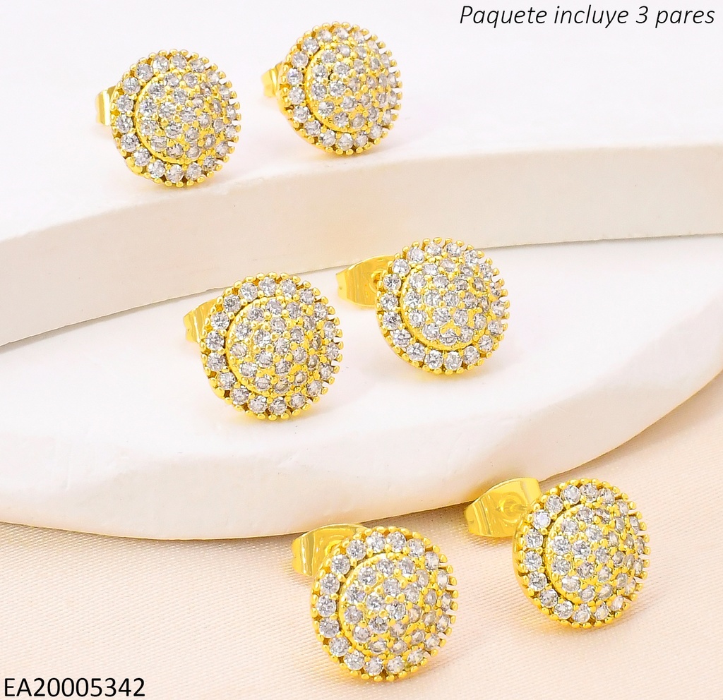 PAQ. 3 PARES ARETES RD ZIRC. N6455-212