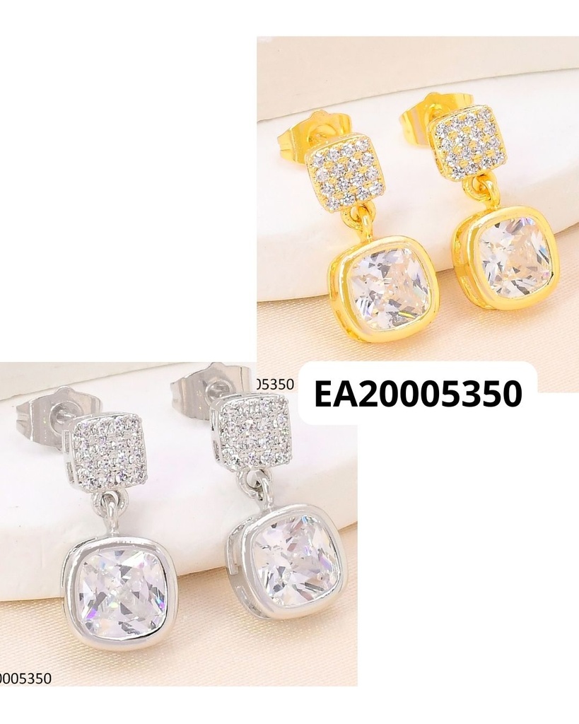 ARETE  CUADRO ZIRC/ ZIRC CRISTAL COLGANTE D/P N5763-268