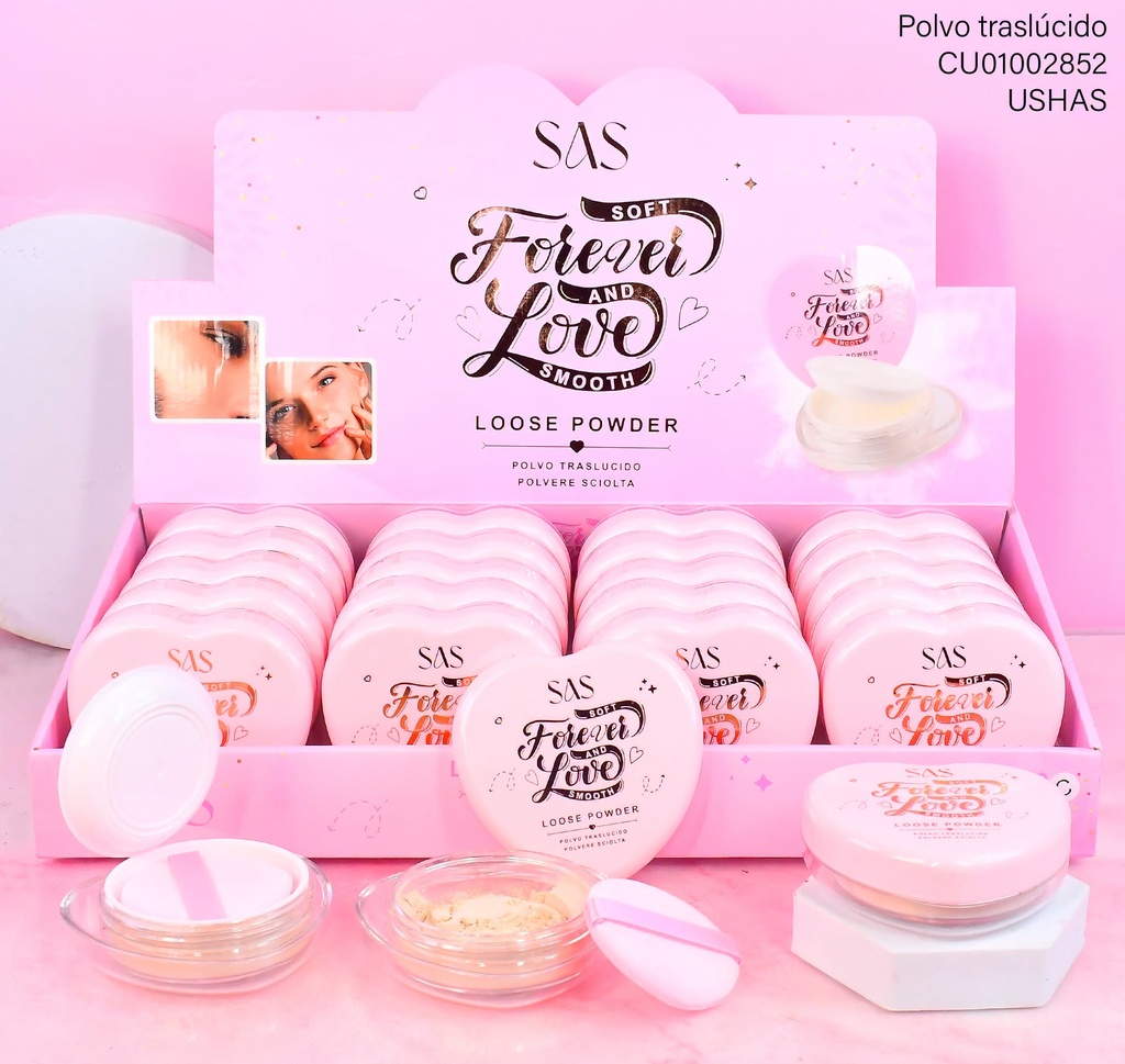 POLVO SUELTO SOFT FOREVER CORAZON (SAS) SAF082C