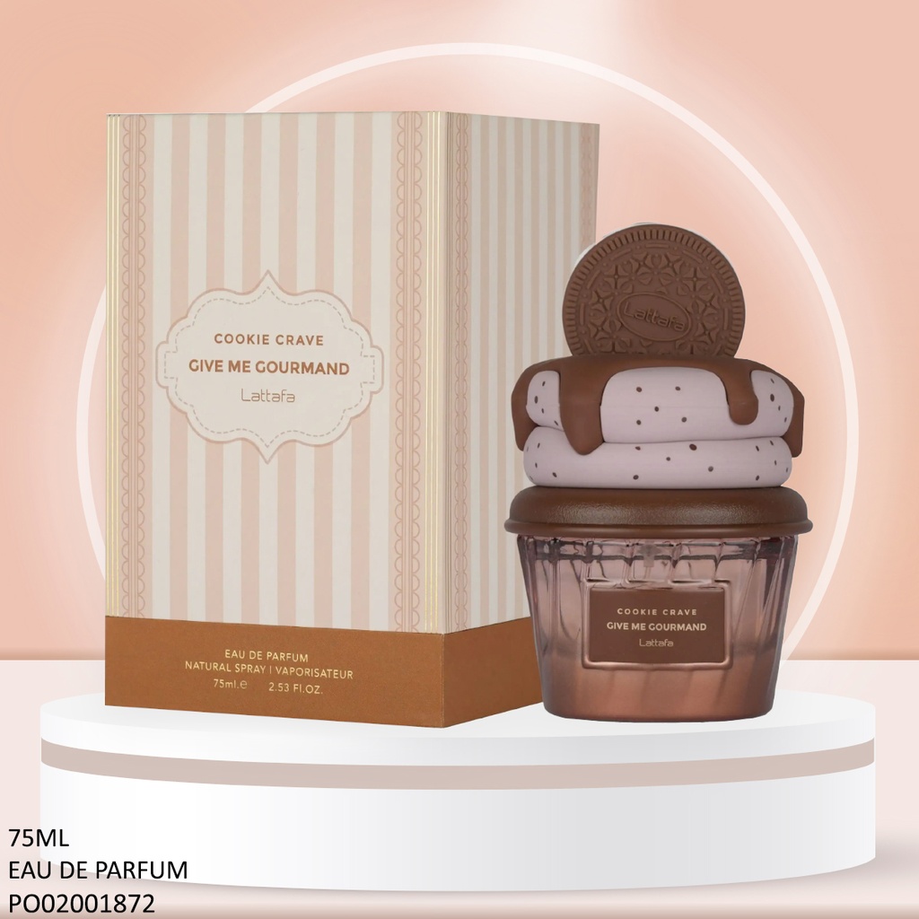 PERFUME COOKIE CRAVE GIVE ME LATTAFA EDP 75ML
