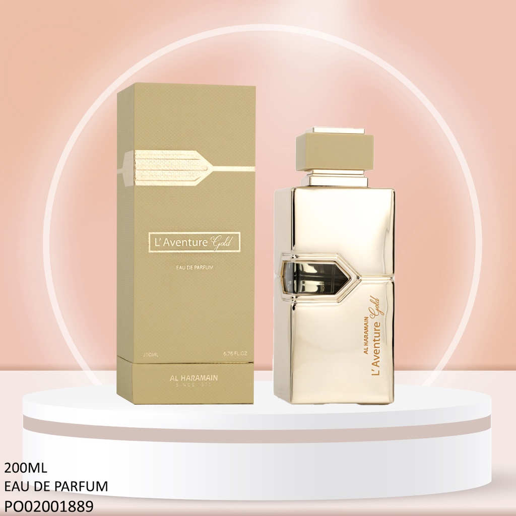 PERFUME L´AVENTURE GOLD AL HARAMAIN EDP 200ML