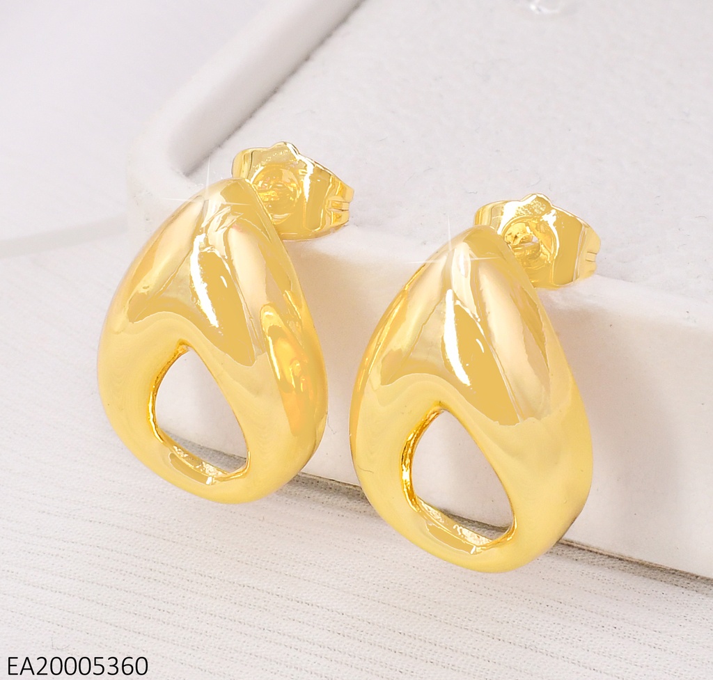 ARETES CROQUI OVALO INFLADO K7200