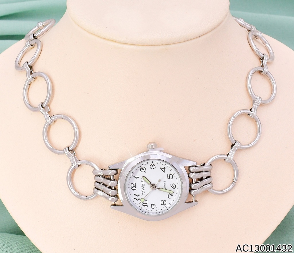 CADENA PLAT ESLABONES RD /DIJE RELOJ CE472-5
