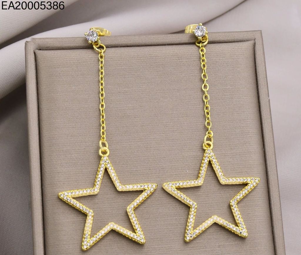 ARETES CADENA COLGANTE ESTRELLA EE4817-9