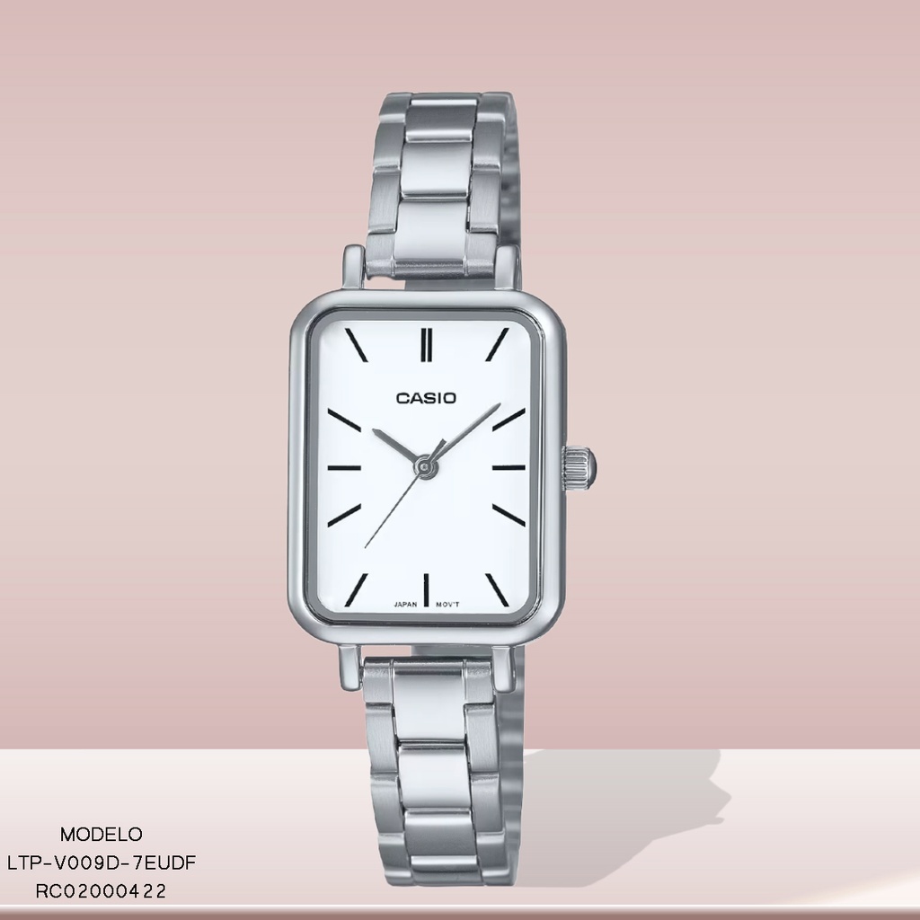 RELOJ CASIO ANALOGO LTP-V009D-7EUDF METAL PLAT