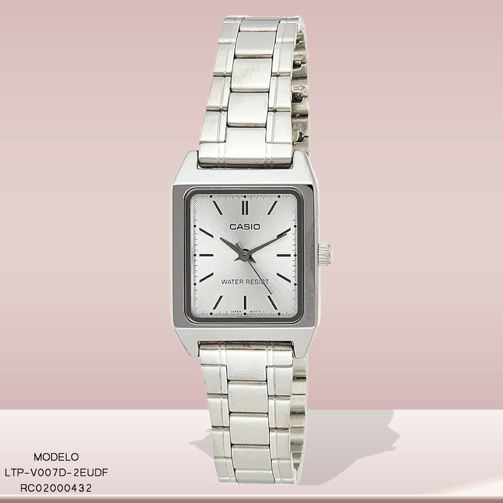 RELOJ CASIO ANANLOGO LTP-V007D-2EUDF METAL PLAT.